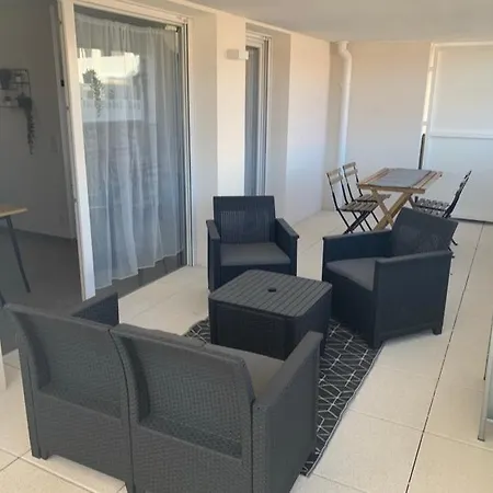 T3 Standing - Clim - Terrasse - 2 Parkings Apartment *